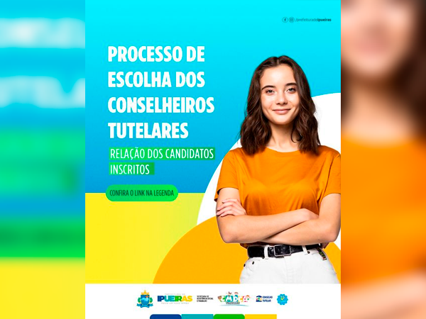 18 PESSOAS SE INSCREVERAM VISANDO OCUPAR UMA DAS VAGAS DE CONSELHEIRO TUTELAR DO MUNICÍPIO DE IPUEIRAS