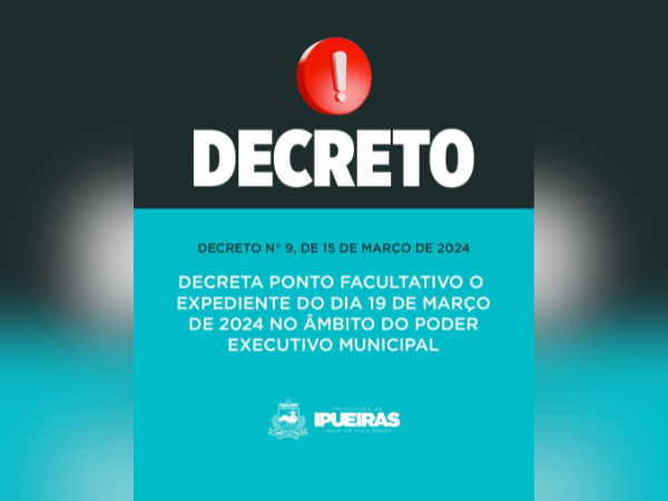 DECRETO N° 9, DE 15 DE MARÇO DE 2024