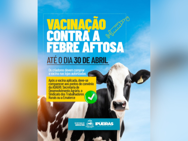 VACINAÇÃO CONTRA FEBRE AFTOSA